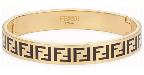 is fendi jewelry real gold|fendi bracelet 18k gold.